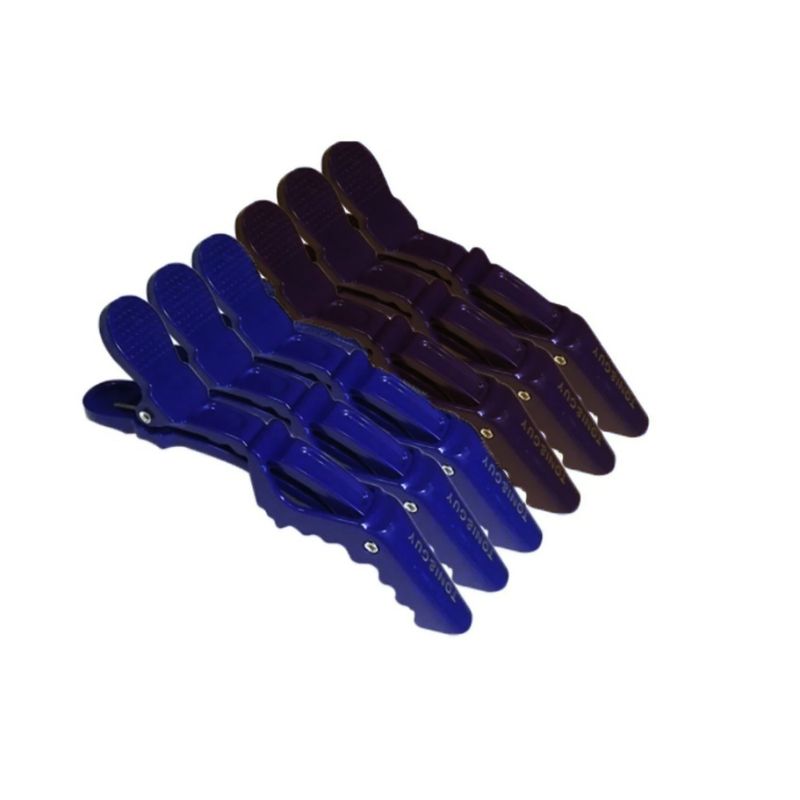 GENERICO - Peluquería : 6 Pinzas Cocodrilo O Clip Para Cabello