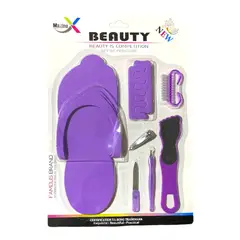 GENERICO - Set pedicura profesional zapatillas desechables corta uñas