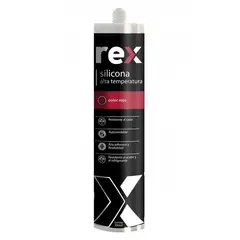 GENERICO - Silicona Alta temperatura roja Rex 300 ml
