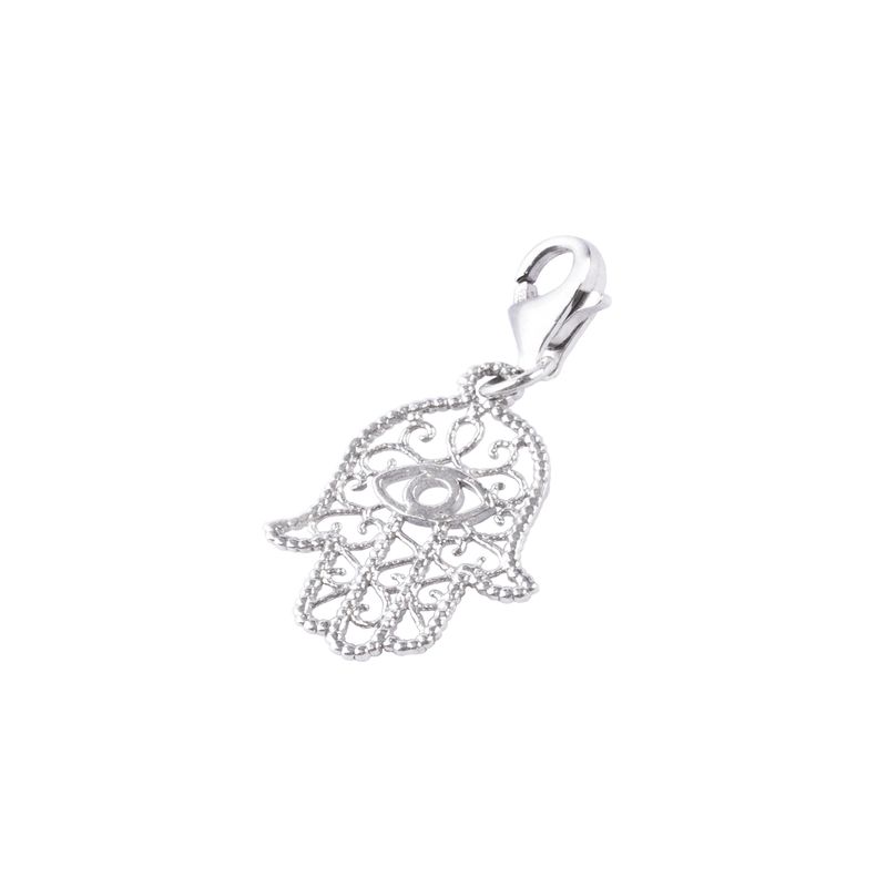 JB JOYAS BARON - Colgante de Plata Esterlina 925 Mano de Fatima