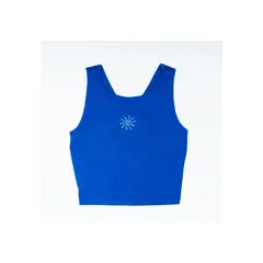 CACAO - Polera Sol Regular Espalda Cruzada Azul