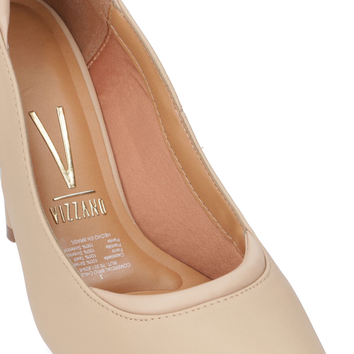 VIZZANO - Zapato Mujer Taco Aguja Stiletto Beige Vizzano