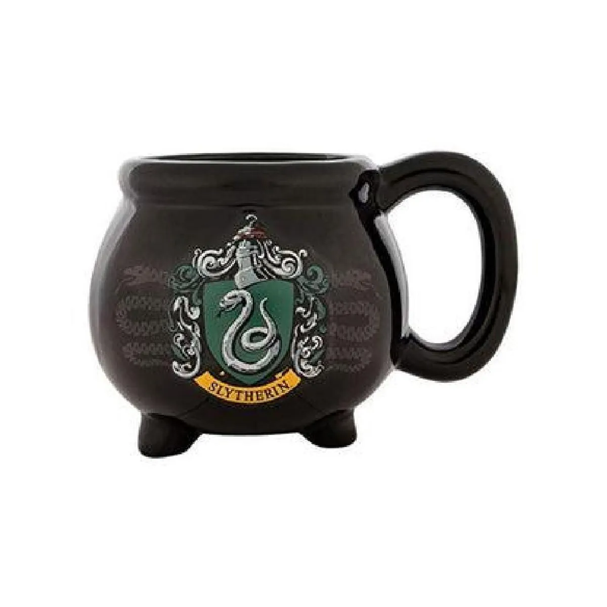 GENERICO - Tazón 3d Caldero Mágico Casa Slytherin Harry Potter - Negro