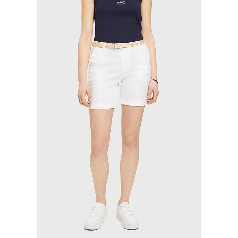 ESPRIT - Short Con Cinturón Trenzado Mujer Esprit ESPRIT