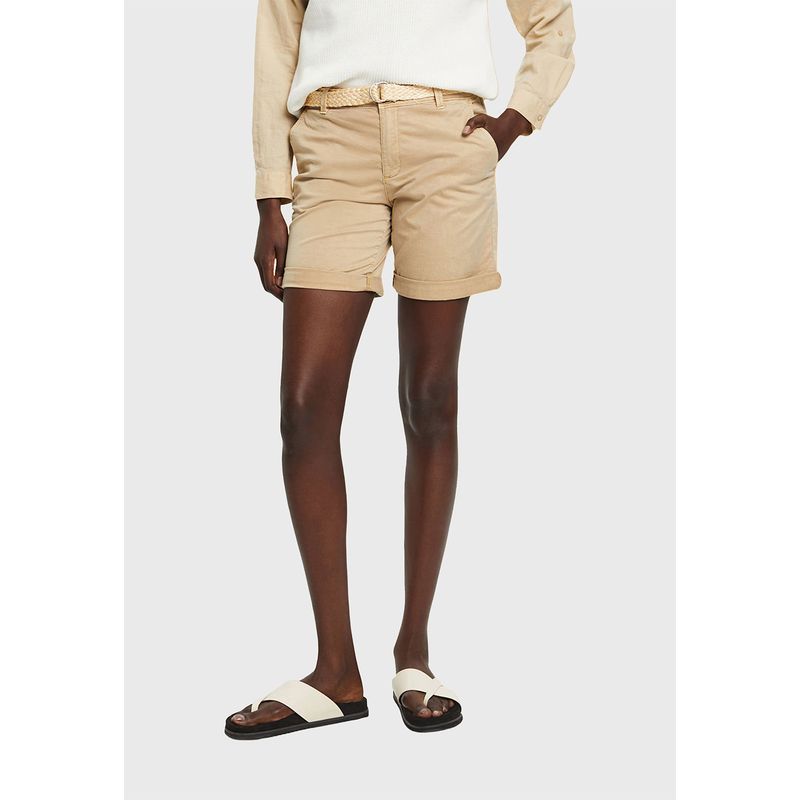 ESPRIT - Short Con Cinturón Trenzado Mujer Esprit ESPRIT