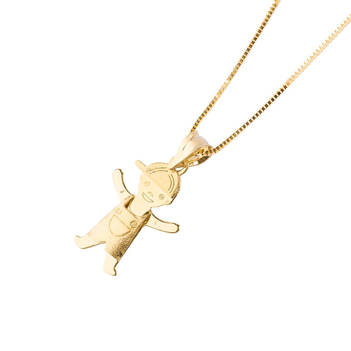 JB JOYAS BARON - Colgante de Oro 18kt Niño Jardinera