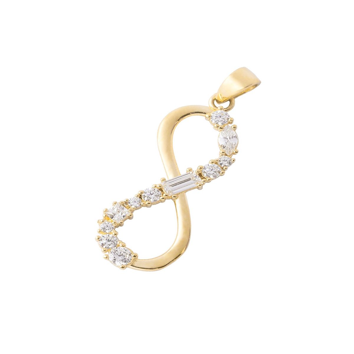 JB JOYAS BARON - Colgante Oro Amarillo 18kt Infinito Prince