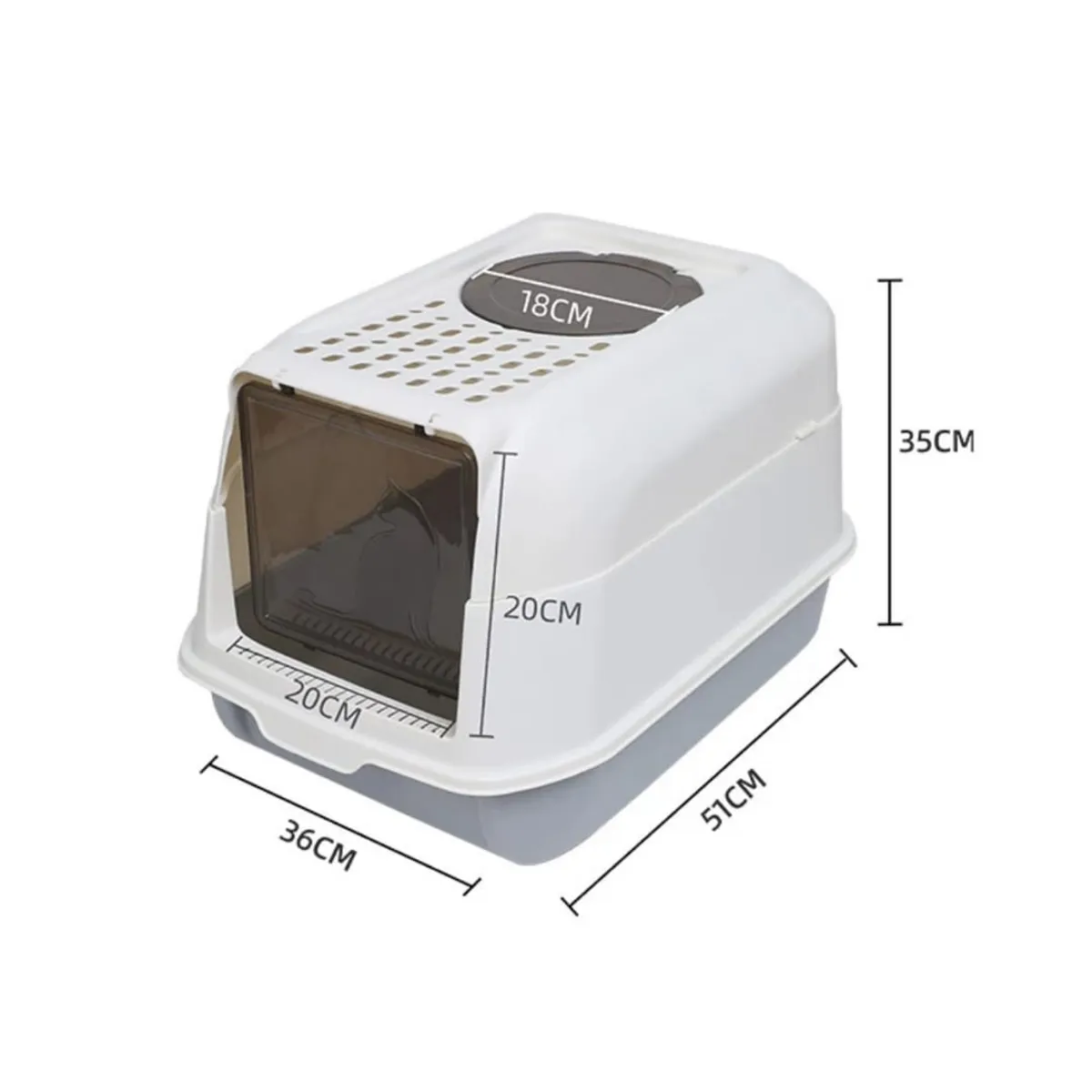 GENERICO - Baño Para Gatos Arenero Sanitario.