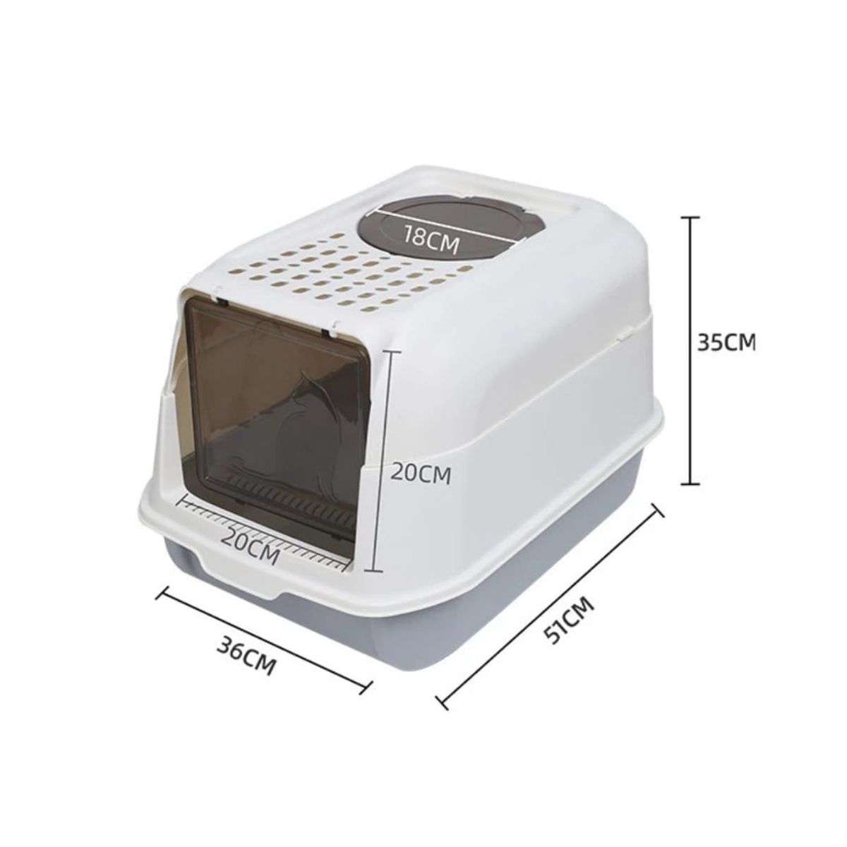 GENERICO - Baño Para Gatos Arenero Sanitario.