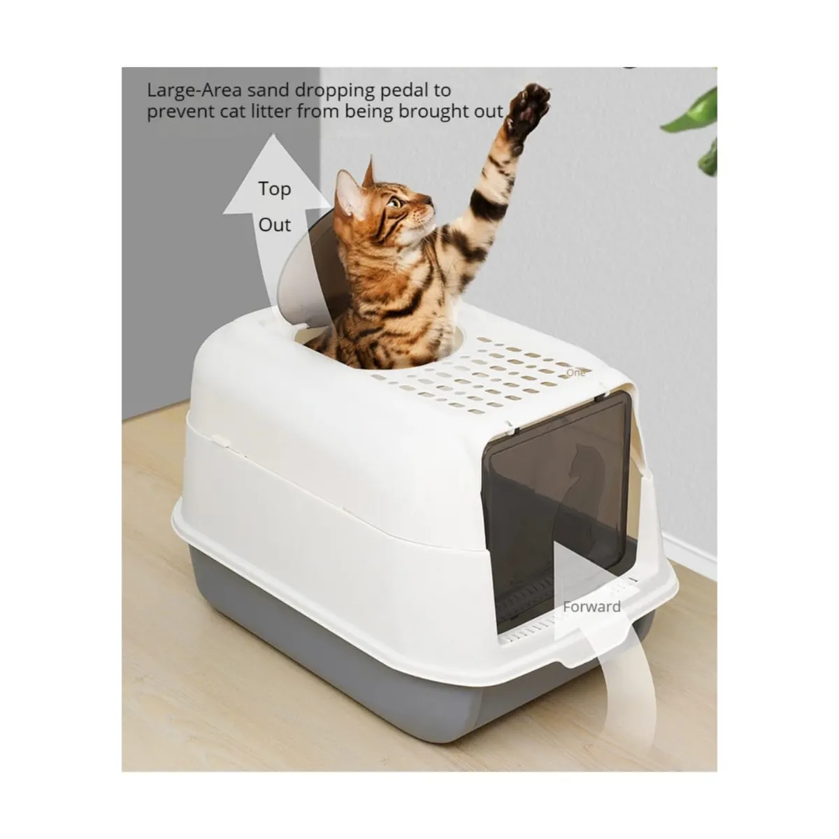 GENERICO - Baño Para Gatos Arenero Sanitario.