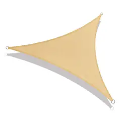 GENERICO - Toldo Vela Triangular 610Cmx610Cmx610Cm Mtrs Color Beig