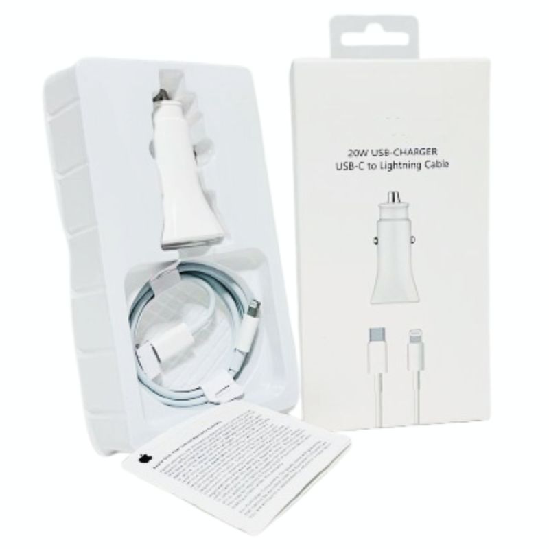 GENERICO - Cargador De Auto 20w Usb C compatible  iphone