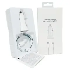 GENERICO - Cargador De Auto 20w Usb C compatible iphone