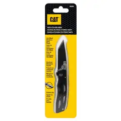 CAT - CUCHILLO NAVAJA PLEGABLE 980005 TANTO - Negro
