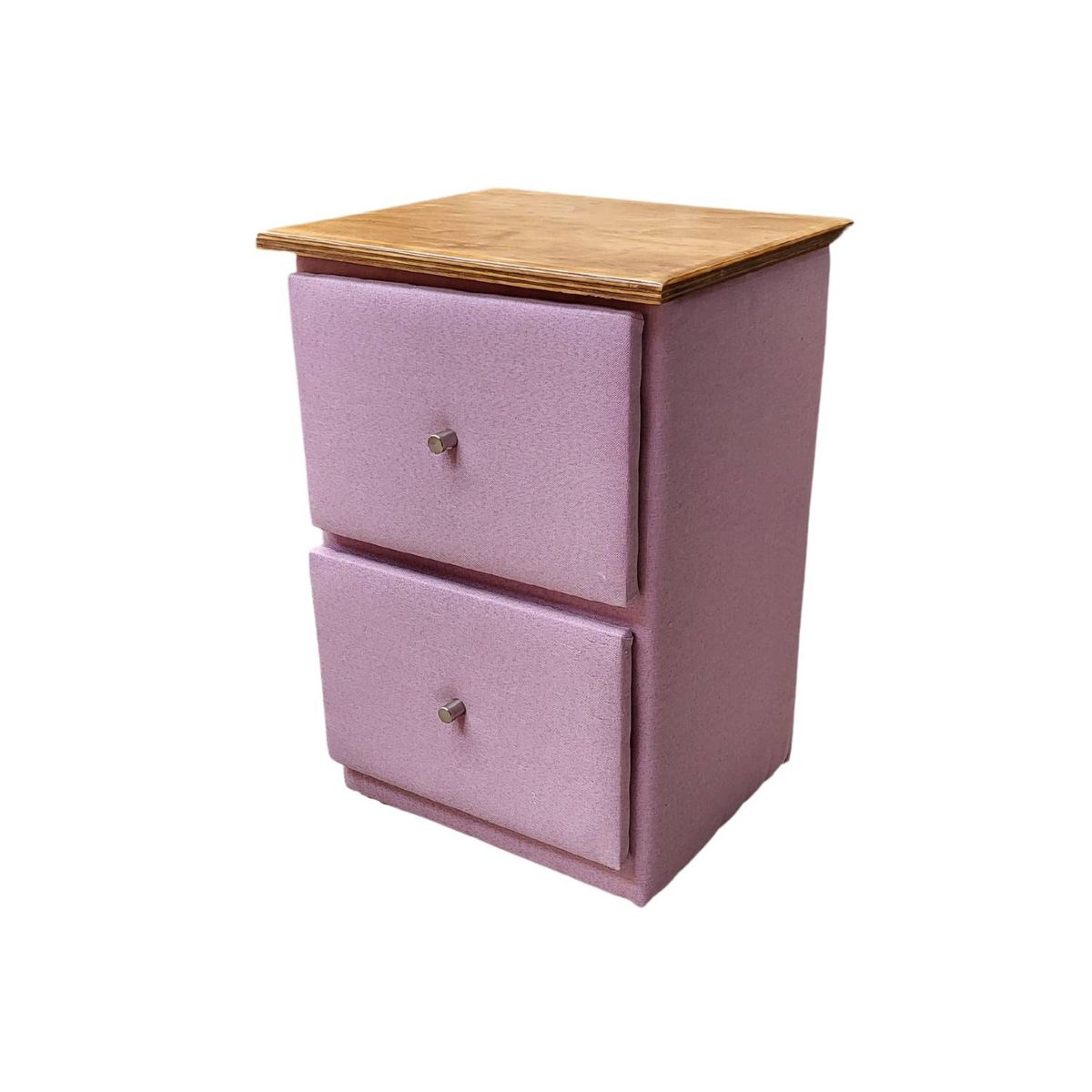 MUEBLES HVM - Velador dos Cajones  Juvenil Hvm Palo Rosa