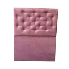 MUEBLES HVM - Respaldo HVM 1P Felpa Palo Rosa