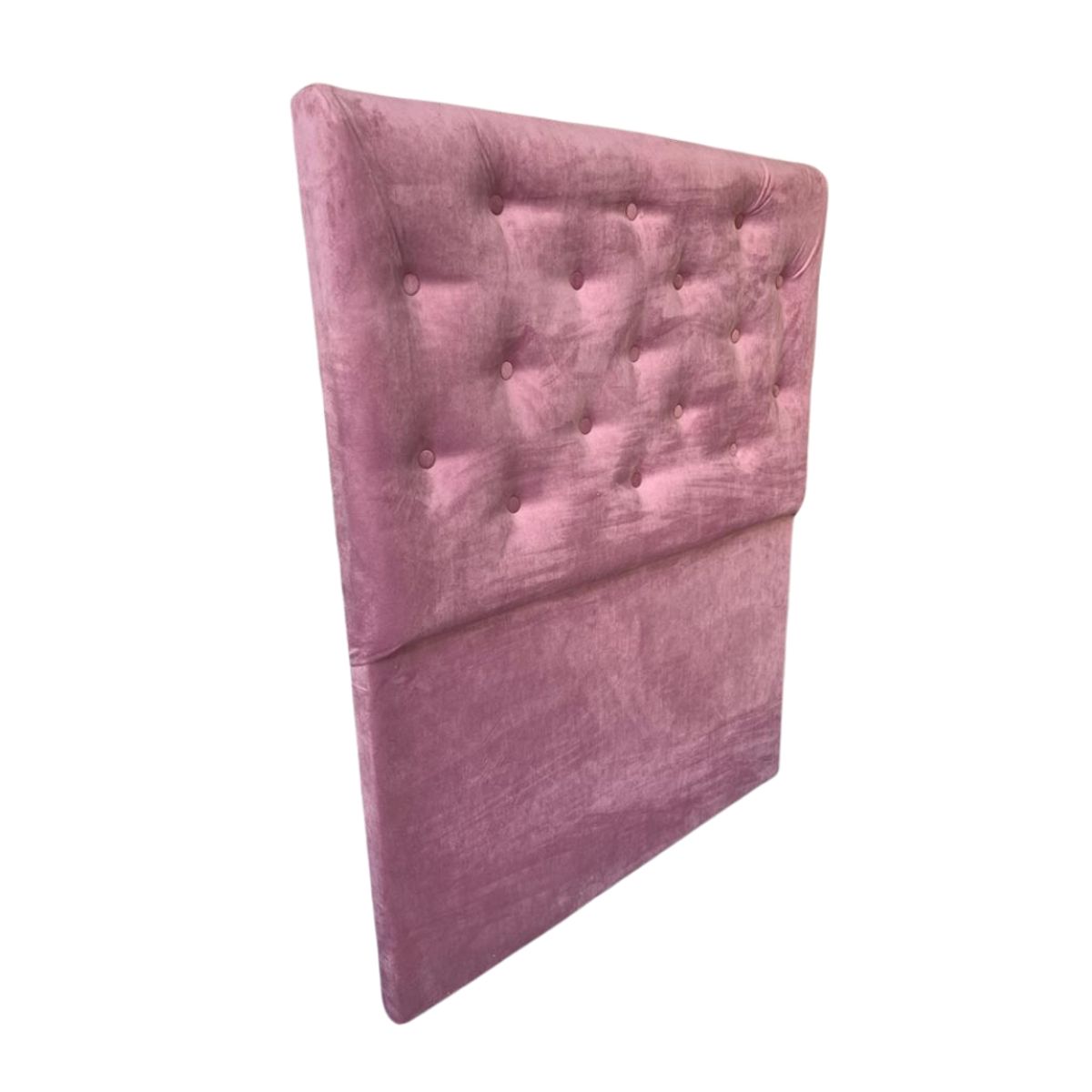 MUEBLES HVM - Respaldo HVM 1P Felpa Palo Rosa