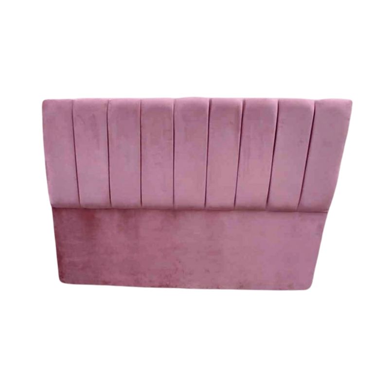 MUEBLES HVM - Respaldo Tubular  a Piso HVM 2P Palo rosa Felpa