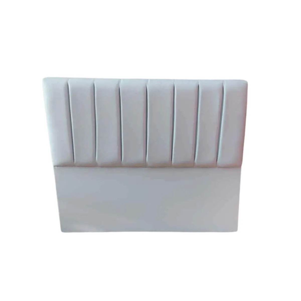 MUEBLES HVM - Respaldo Tubular  a Piso HVM 2P Gris  Felpa