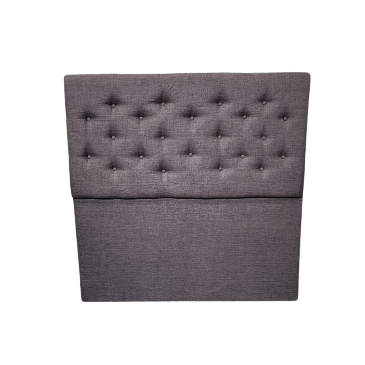 MUEBLES HVM - Respaldo a Piso HVM 2P Botone Gris Lino