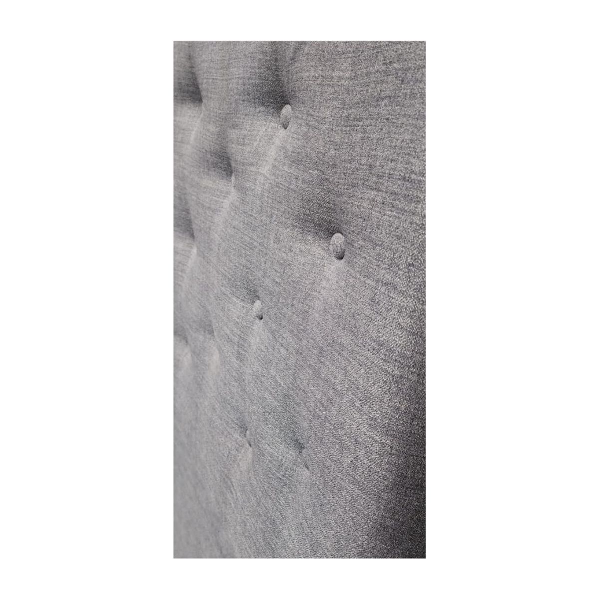 MUEBLES HVM - Respaldo a Piso HVM 2P Botone Gris Lino