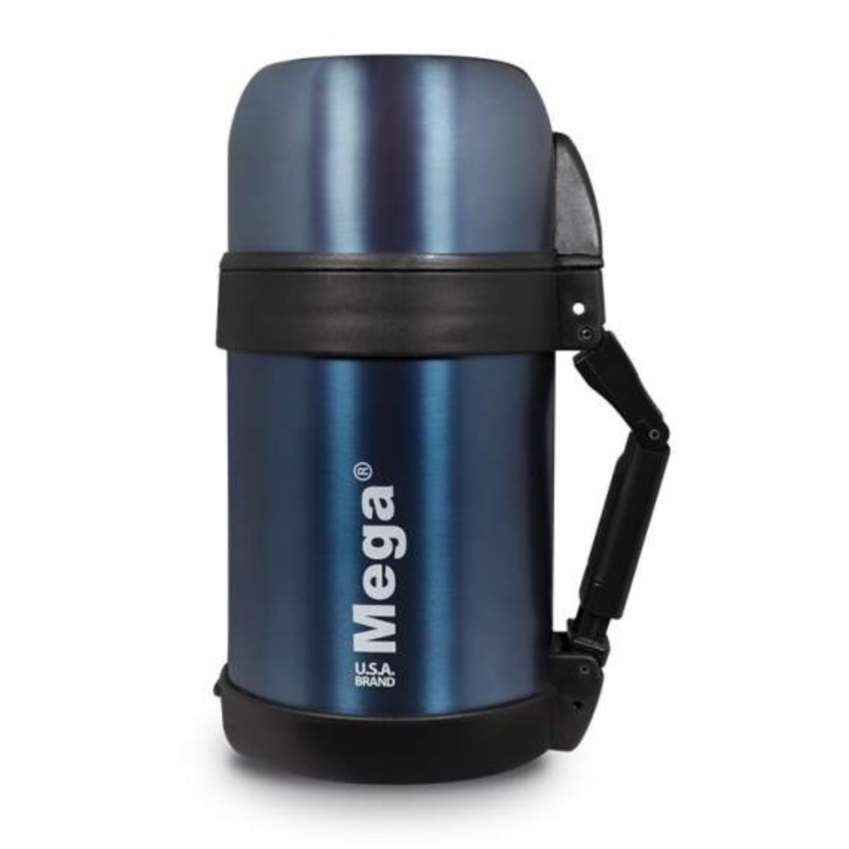 MEGA - Termo 800 cc Acero inoxidable azul Multipropósito