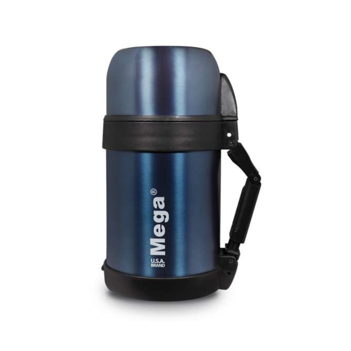 MEGA - Termo 800 cc Acero inoxidable azul Multipropósito