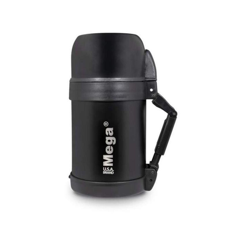 MEGA - Termo 800 cc Acero inoxidable negro Multipropósito