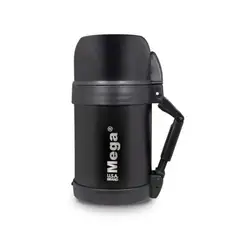 MEGA - Termo 800 cc Acero inoxidable negro Multipropósito