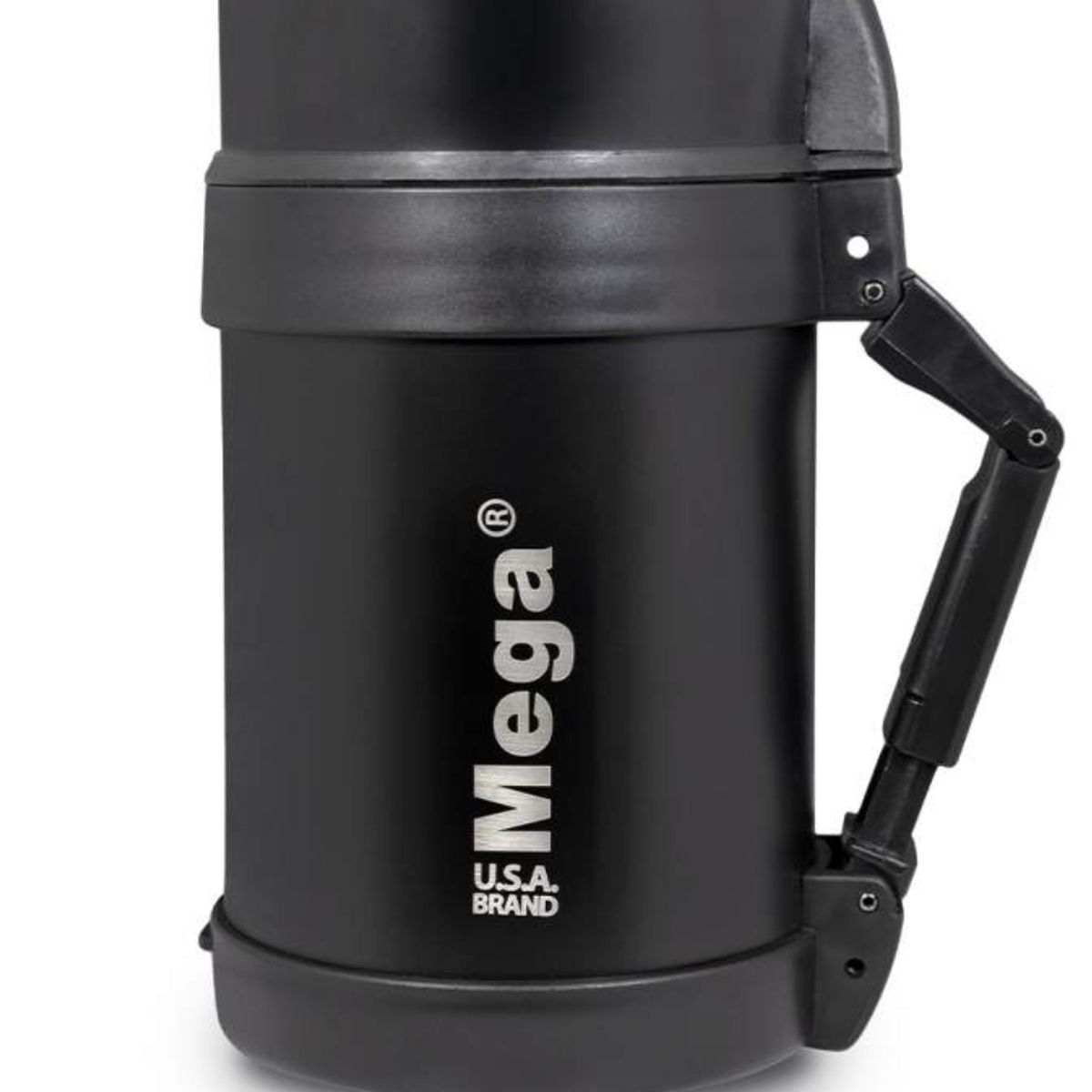 MEGA - Termo 800 cc Acero inoxidable negro Multipropósito