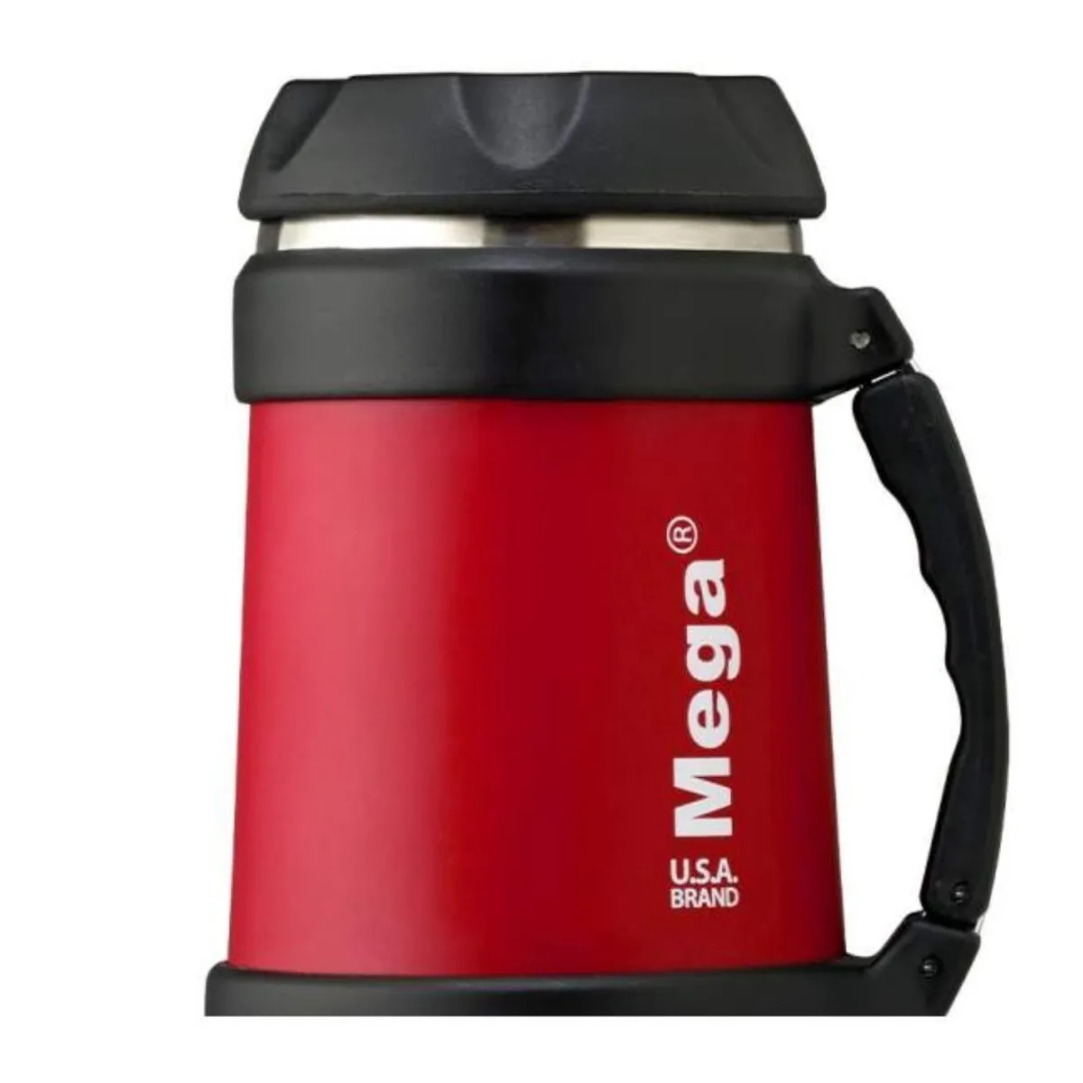 MEGA - Termo 0,5 litros rojo Power Steel