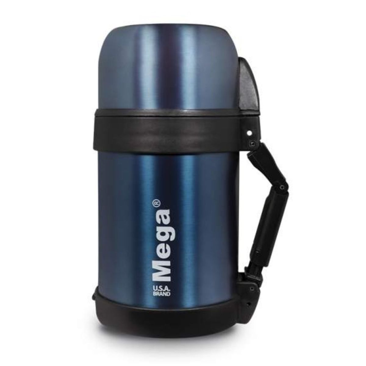 MEGA - Termo 800 cc Acero inoxidable azul Multipropósito