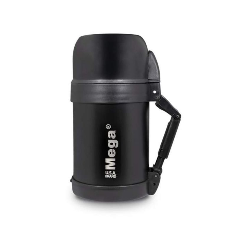 MEGA - Termo 800 cc Acero inoxidable negro Multipropósito
