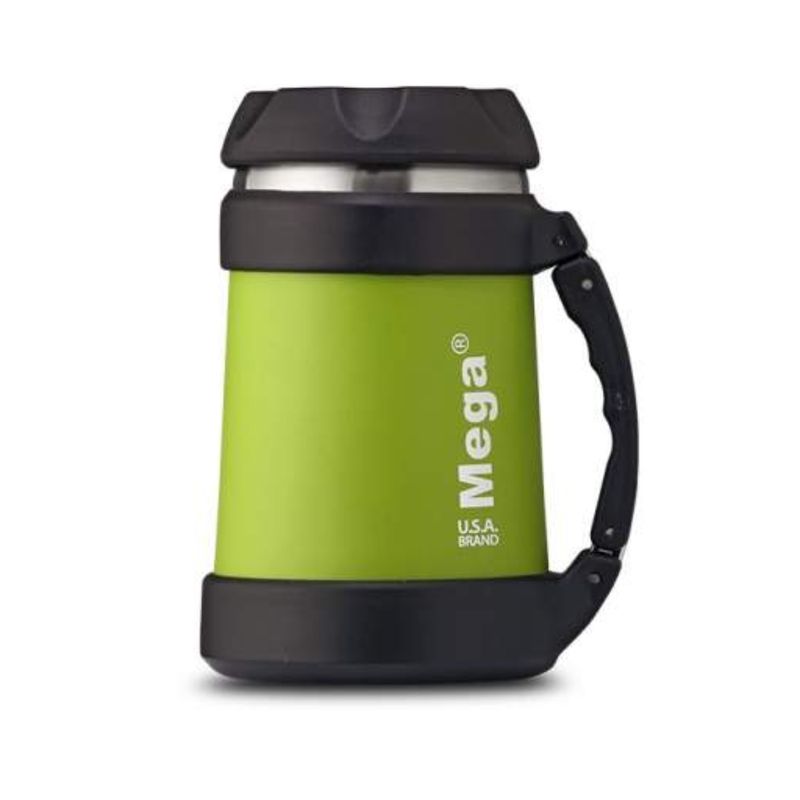 MEGA - Termo 0,5 litros verde Power Steel
