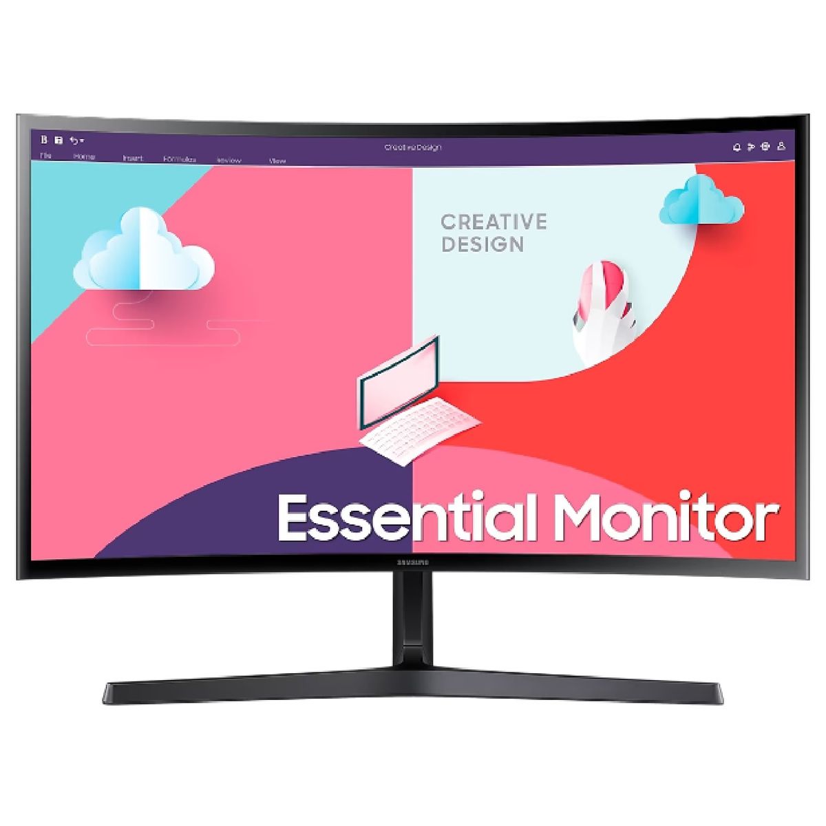 SAMSUNG - Monitor Samsung S24C366EAL 24" 1920x1080 HDMI/VGA Curvo