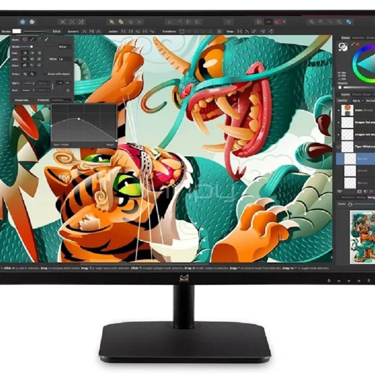 VIEWSONIC - Monitor ViewSonic VA2735H 27" 1920x1080 DVI/HDMI/VGA Plano