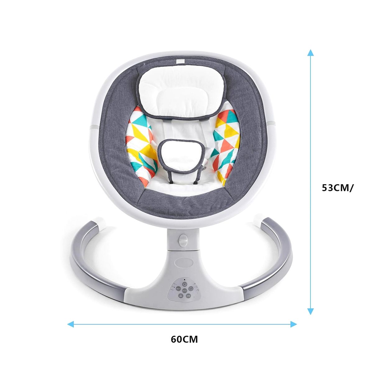MUNDO ONLINE - Silla Bebe Mecedora Inteligente Balancín Con Tiempo Y Musica