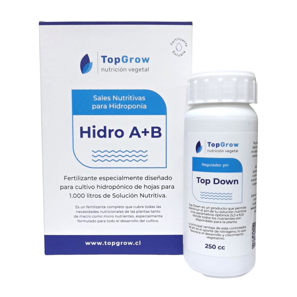 GENERICO - Sales nutritivas Hidroponía 1000l  +Controlador para bajar Ph