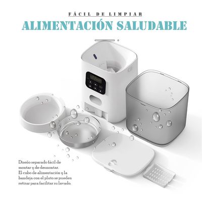 Imagen 2 del producto Dispensador Alimentador Mascotas Automático Inteligente