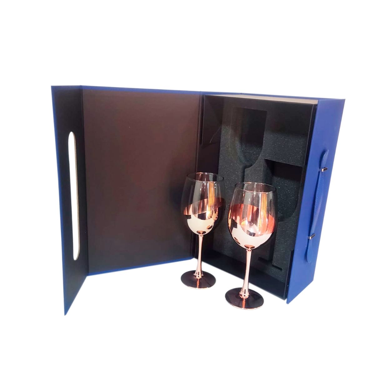 PERFECT CLASS - Set 2 Copas Vino Cobrizada 450ml