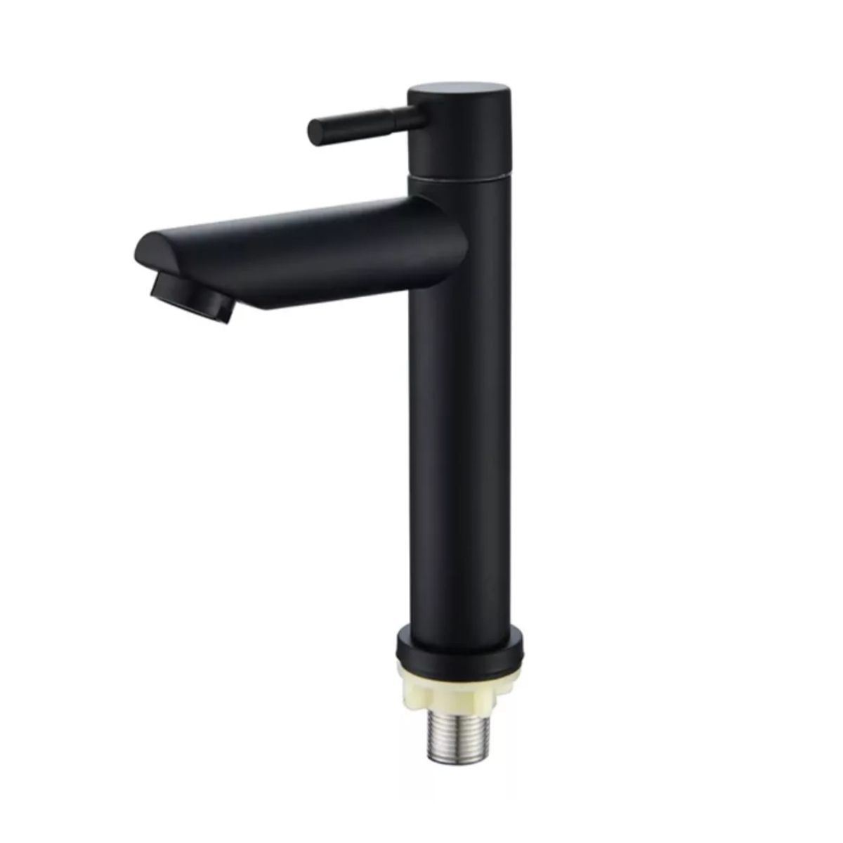 GENERICO - Llave Lavamanos Lavatorio Negro Mate OJO Solo Agua Fría LEER