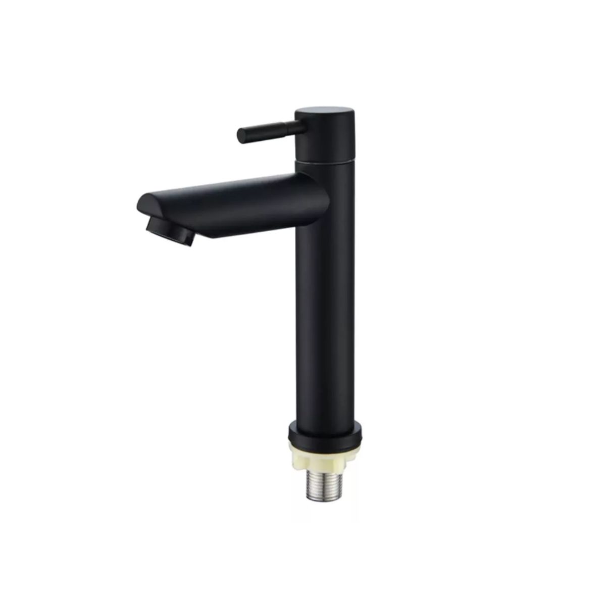 GENERICO - Llave Lavamanos Lavatorio Negro Mate OJO Solo Agua Fría LEER