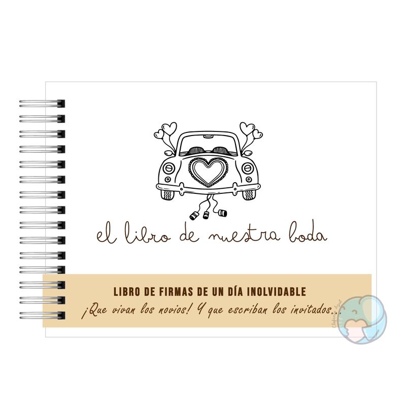 ELEFANTE AZULL - Libro de firmas Matrimonio