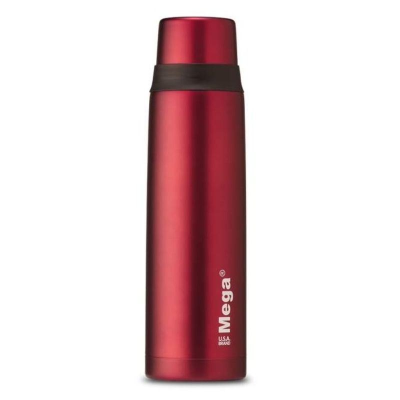 MEGA - Termo 470 cc de acero inoxidable rojo Megaslim