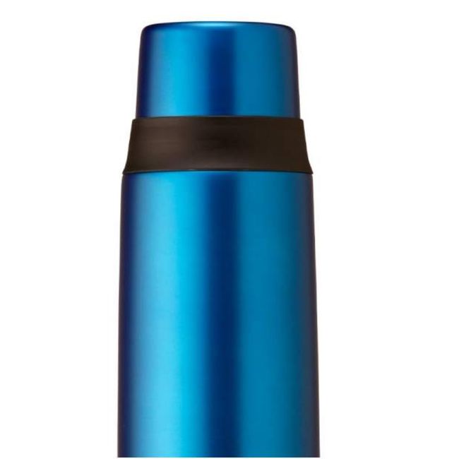 MEGA - Termo 470 cc de acero inoxidable azul Megaslim