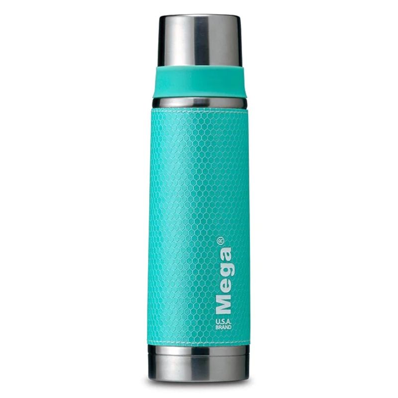MEGA - Termo 0,47 litros de acero inoxidable menta Megaslim