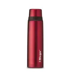 MEGA - Termo 1 litro de acero inoxidable rojo Megaslim
