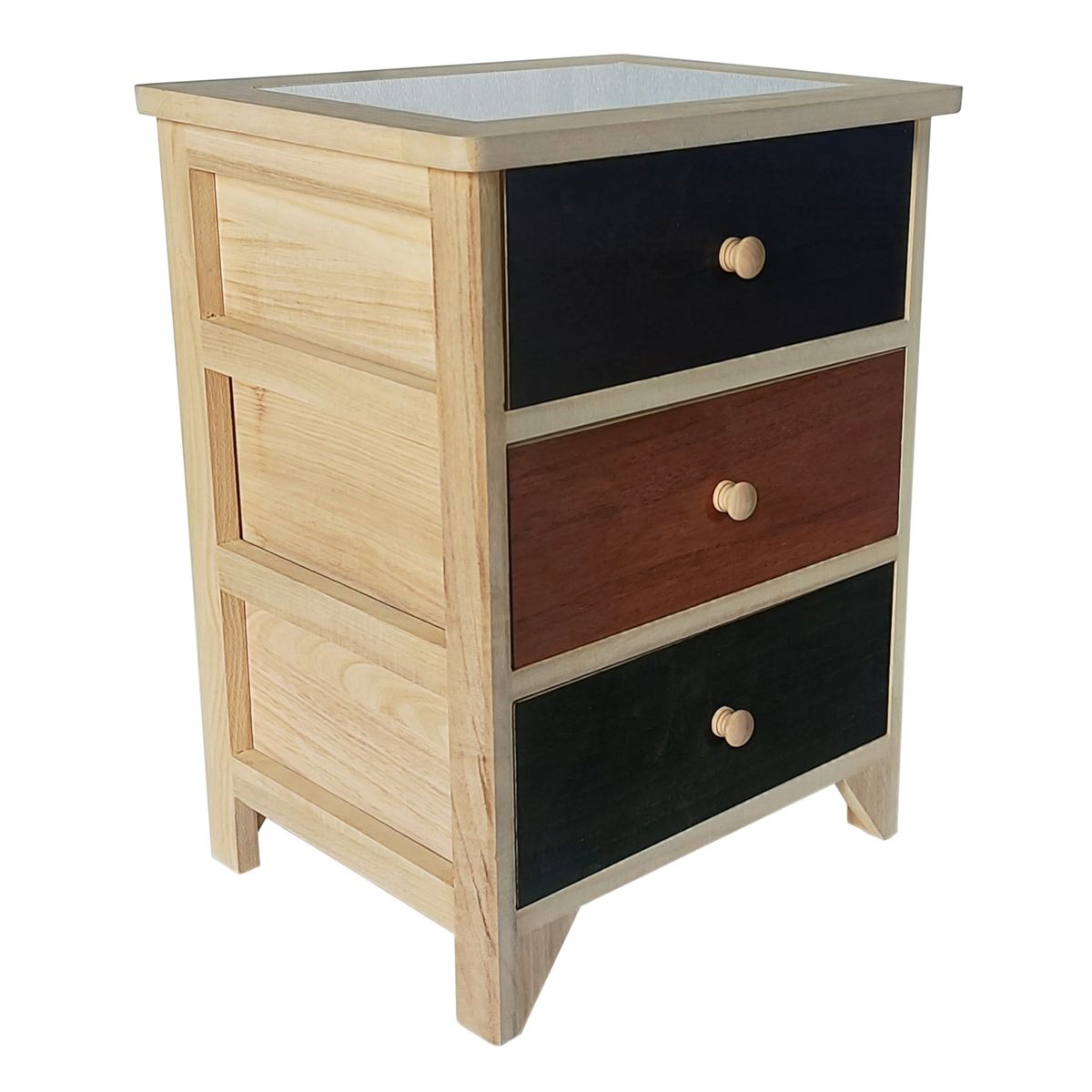 LOVEN - Cajonera Dilsen Tres Cajones Multicolor