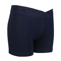 Calza Short Cotton Spandex Azul marino