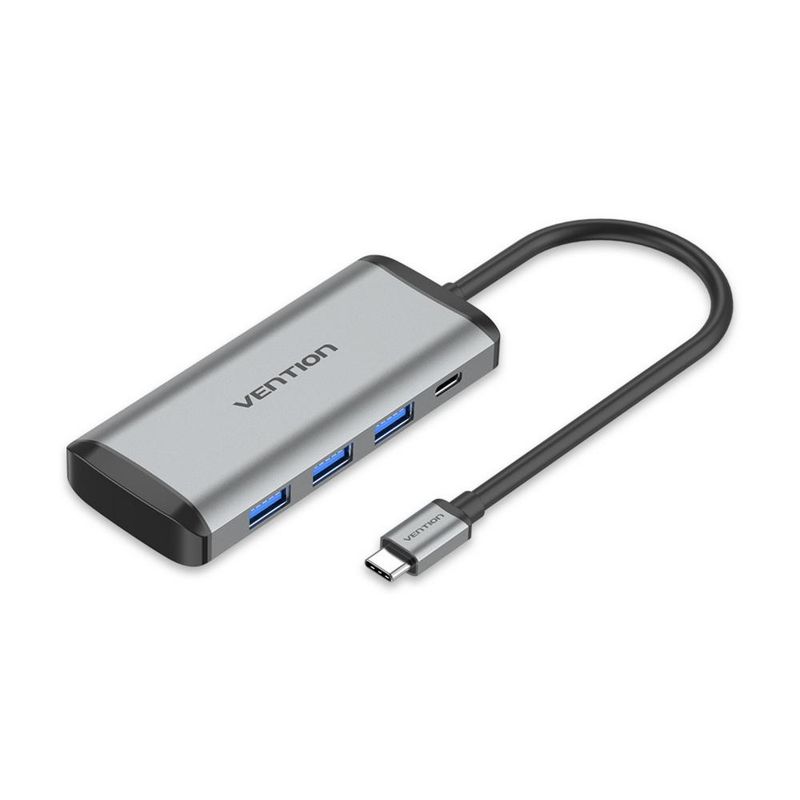 VENTION - Hub Adaptador 6 En 1 Usb-c Usb Tf Sd Para Macbook Pc VENTION
